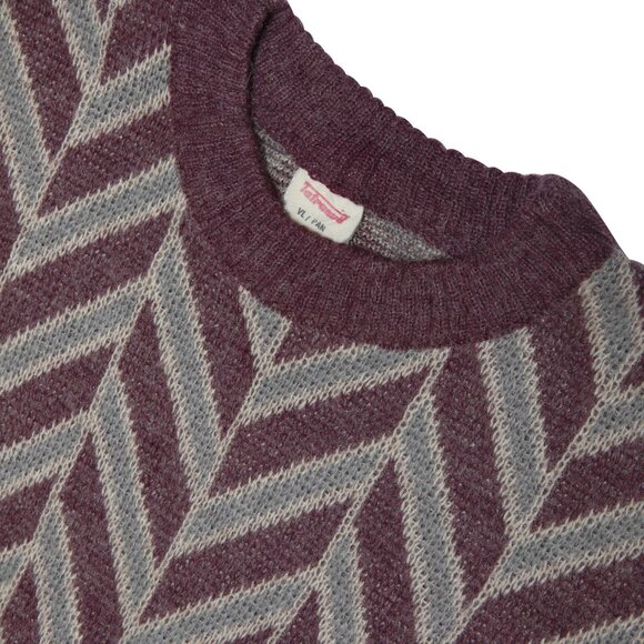 Tetrasvit (Slovakia) 70s, Brushed Yarn, Folk Geometry, Eastern Bloc - Picture 2 of 4